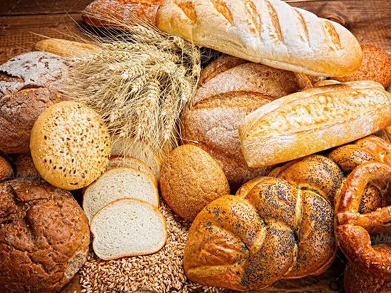 کالری نان، غلات، حبوبات و آردها
